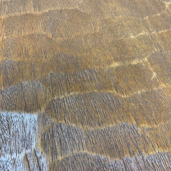 Vintage Pottery Barn Twilight Reclaimed Wood Platter Iron Stand Rustic Farmhouse - Picture 3 of 7